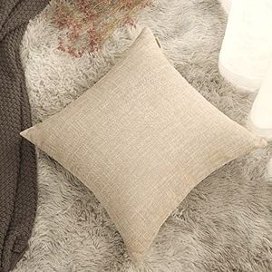🌴2 Beige linen pillow covers